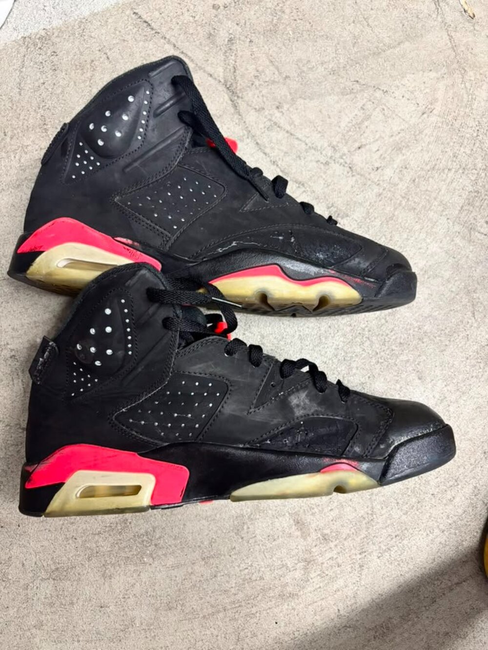 Air Jordan 6 Retro 'Infrared' 2014 High-Top Sneakers -Men's Size 10 (A1)